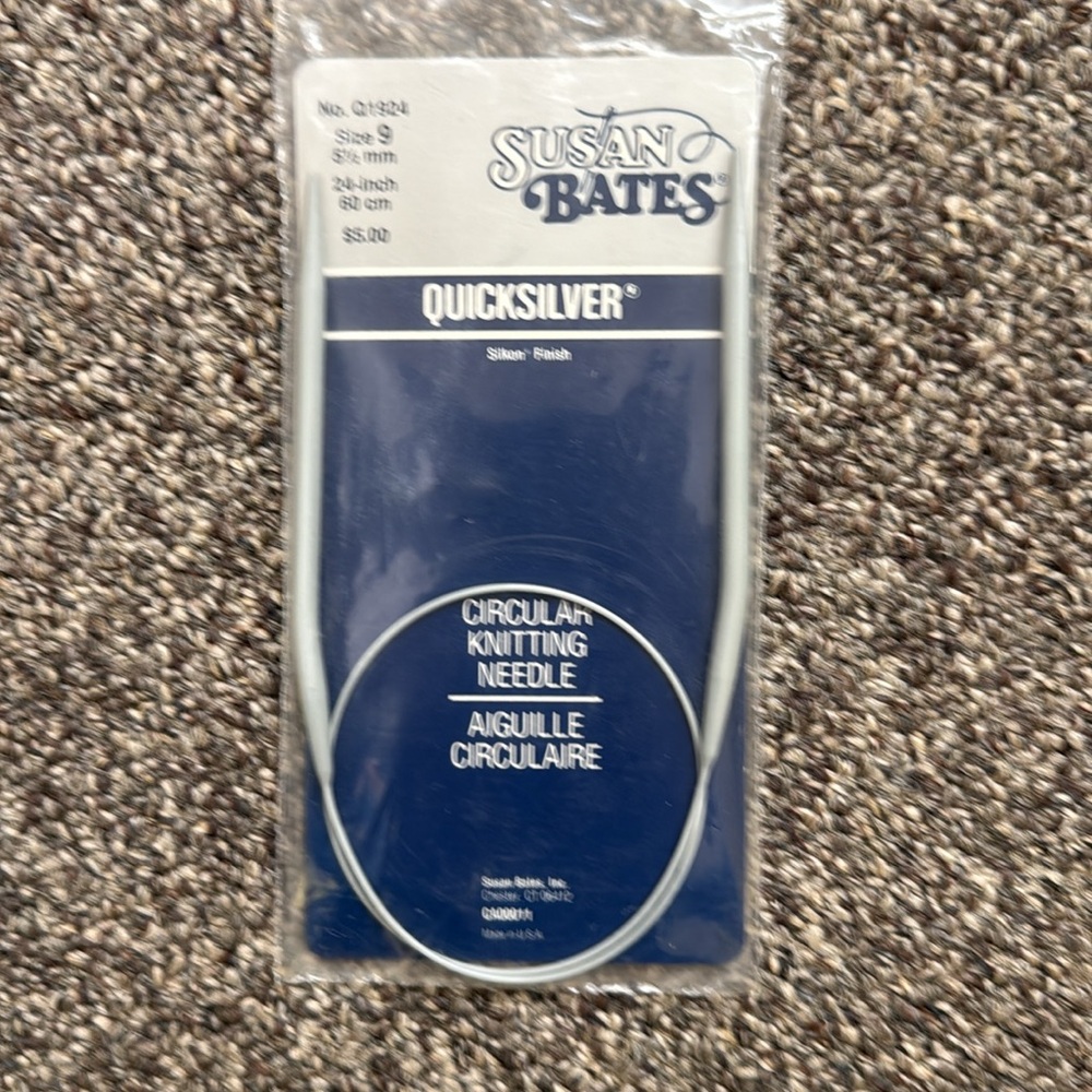 Susan Bates QuickSilver 24" Circular Knitting Needles